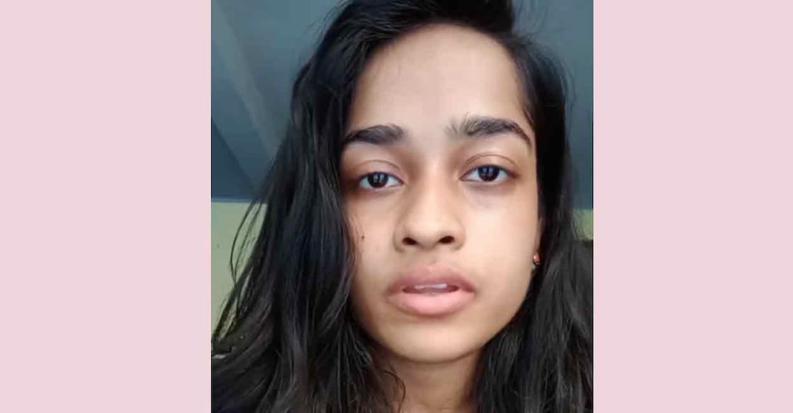 Adhila Nassrin. Photo: Screengrab/ Facebook @gargih