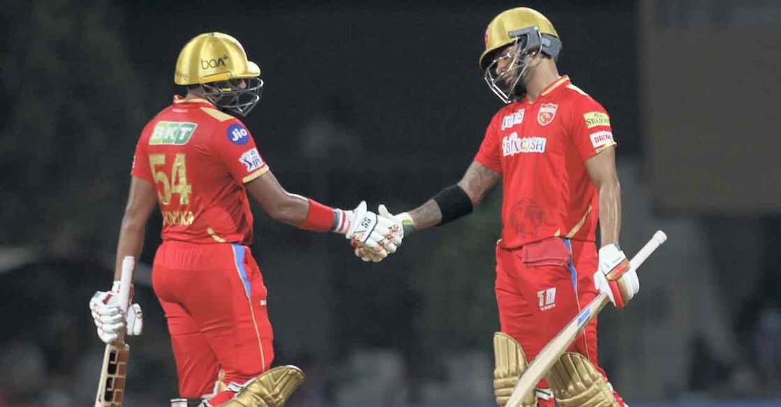 Sudharsan and MillerShikhar Dhawan and Bhanuka RajapaksaShikhar Dhawan and Bhanuka Rajapaksa