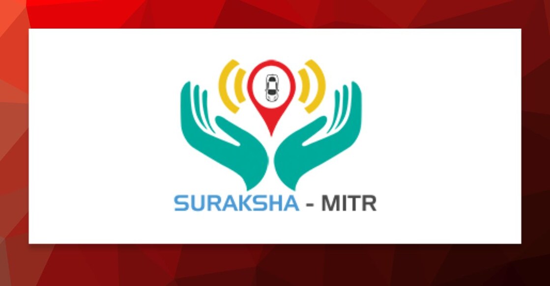 Suraksha Mitr logo.