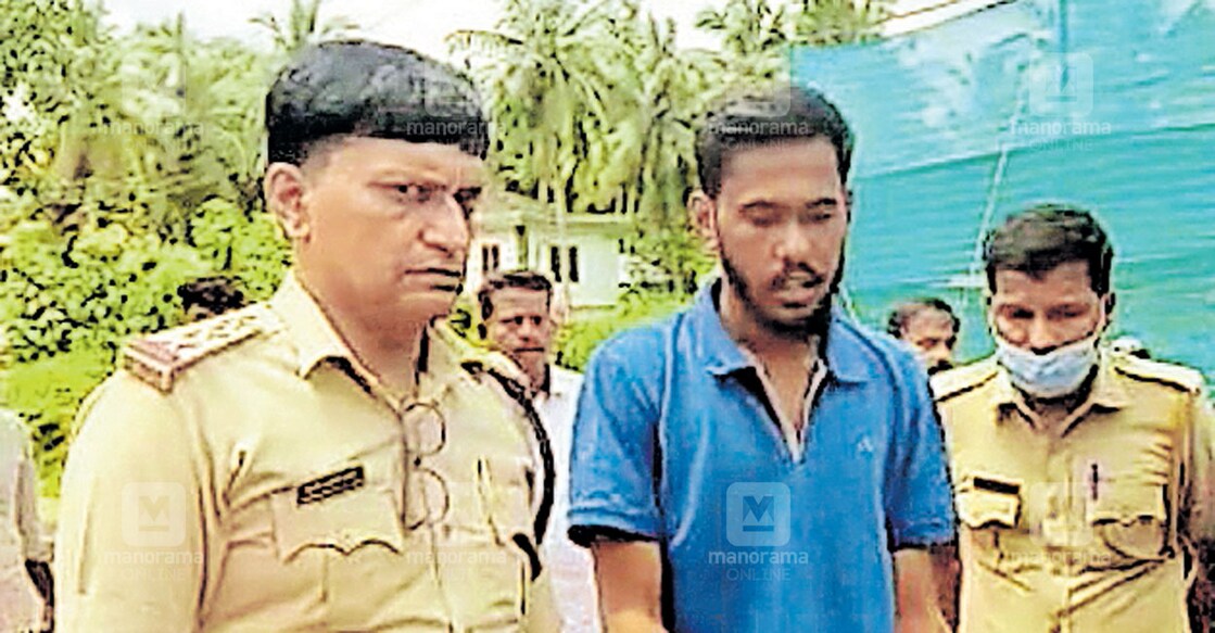 Police taking Rafnas into custody. 