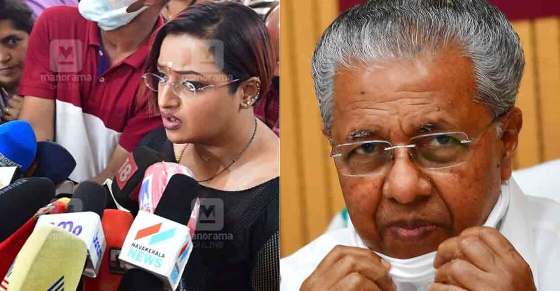 Swapna Suresh, Pinarayi Vijayan