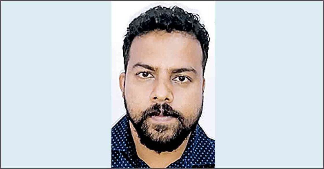 Ajumon, a native of Pathanamthitta, who surrendered before the police after he was made an accused in the case. Photo: Special arrangement