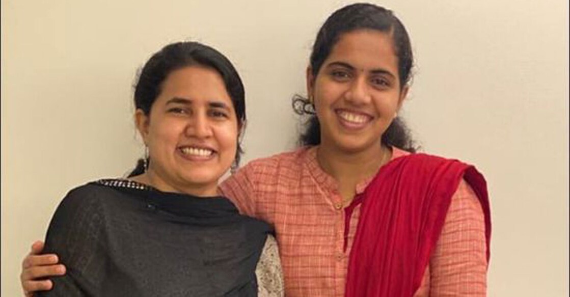 Veena Vijayan and Mayor Arya Rajendran. Photo: Facebook /@s.aryarajendran