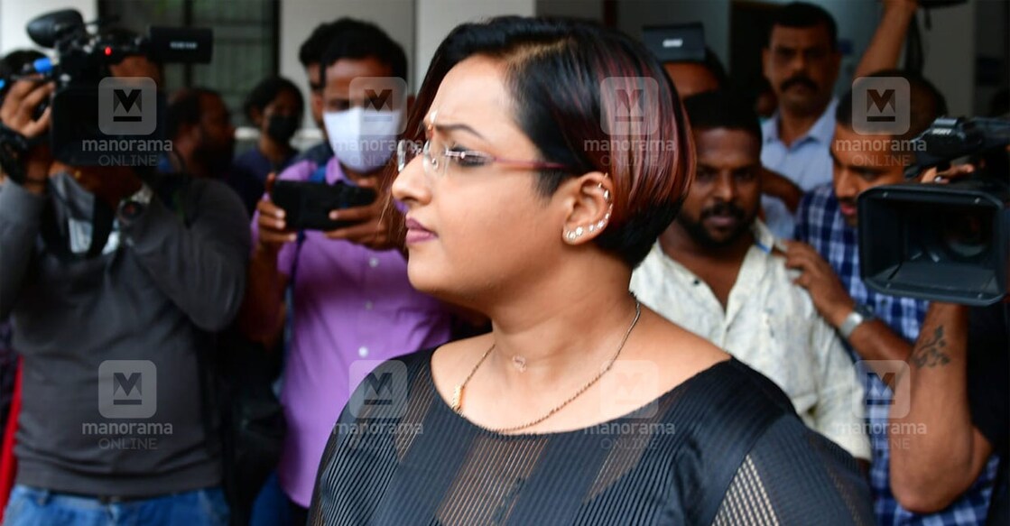 Gold smuggling accused Swapna Suresh. Photo: Manorama