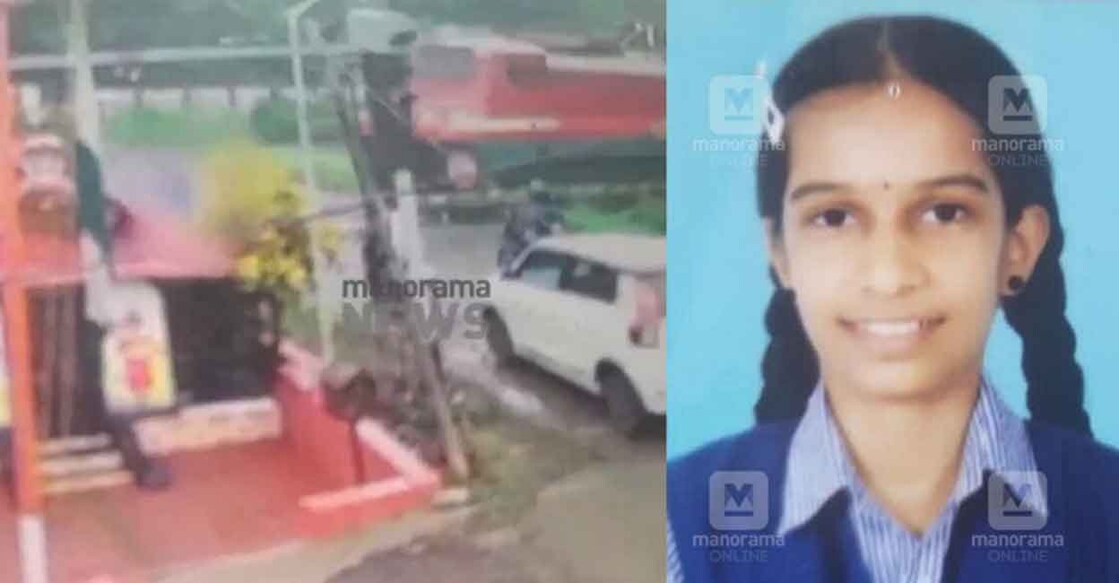 Nandita, 16, died after a train rammed into her whilst she was crossing the railway track. Photo: Manorama