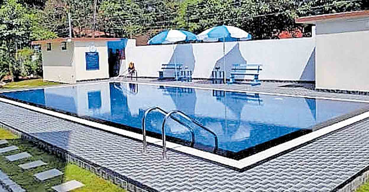 Swimming Pool Sswimming pool at police guest house 'Agasthya' situated opposite to the Special Armed Police (SAP) Camp at Peroorkda.