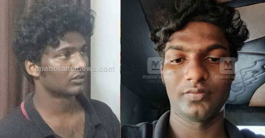 Vineesh, who escaped from the Kuthiravattom mental health asylum on Monday.