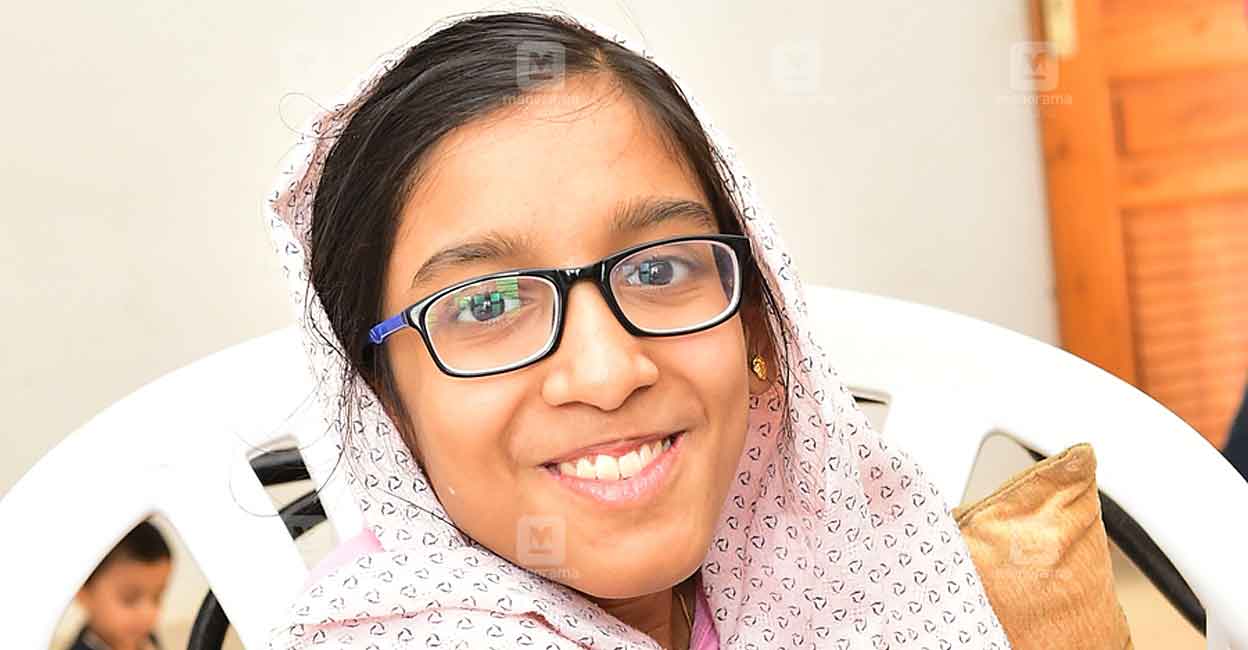 Afra suffered from spinal muscular atrophy. Photo: Manorama