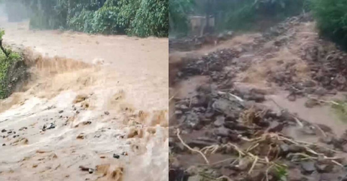 Kannur landslide, flash flood. 