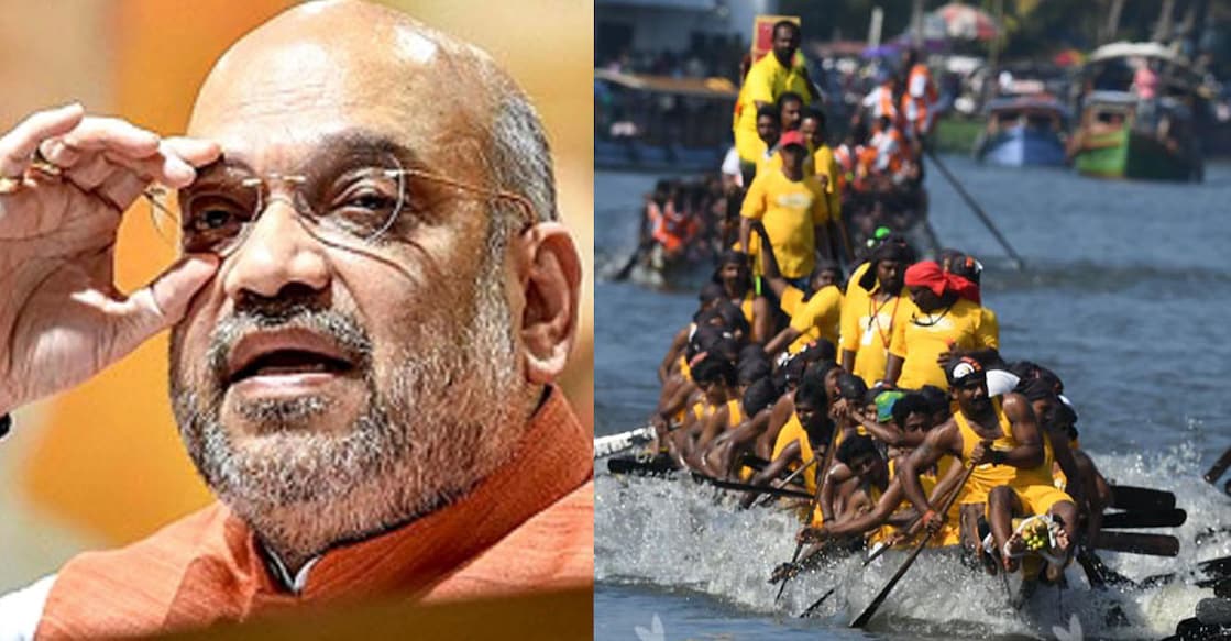 Amit Shah Union Home Minister Amit Shah (left).