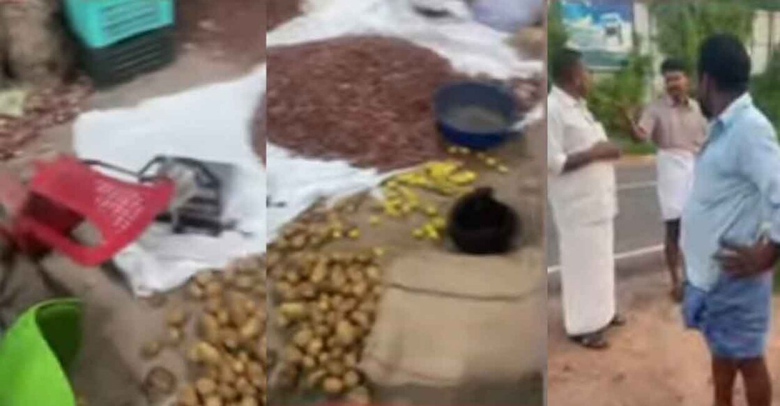 The shop in Kollam allegedly vandalized by Congress workers.