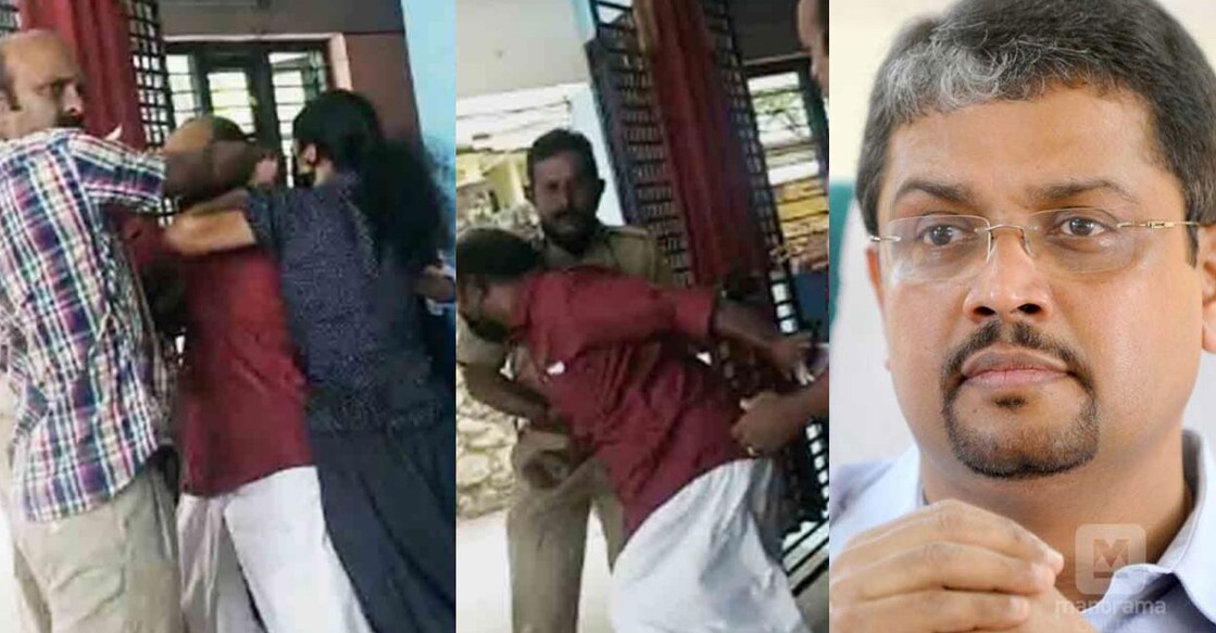 ksrtc-dep-kattakada-attack-biju-prabhakar KSRTC employees assault a man at Kattakada bus depot; KSRTC CMD Biju Prabhakar