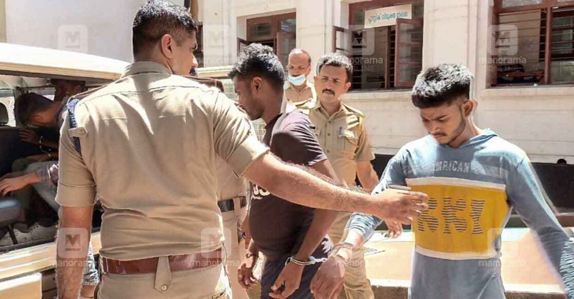 The four were nabbed in Kozhikode. Photo: Manorama
