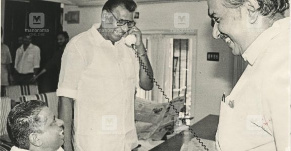 Aryadan Muhammad, KP Viswanathan, Oommen Chandy | File Photo: Manorama Archives Aryadan Muhammad, KP Viswanathan, Oommen Chandy | File Photo: Manorama Archives