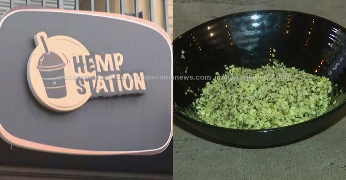 Juice stall on Gujarat street inspected by the Narcotic Enforcement Squad; Hemp seeds. Photo: MMTV
