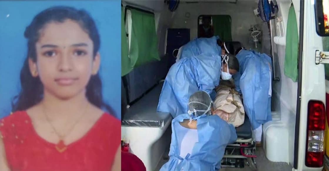 Hundreds attended the cremation of Abhirami at Mandhapuzha near Ranni on Wednesday.