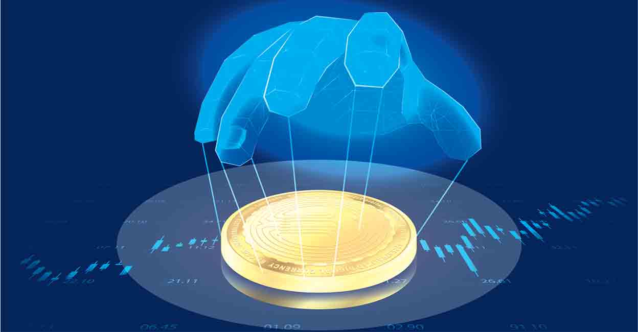 The hawala money is transferred via cryptocurrency instead of currency notes. Creative: Manorama