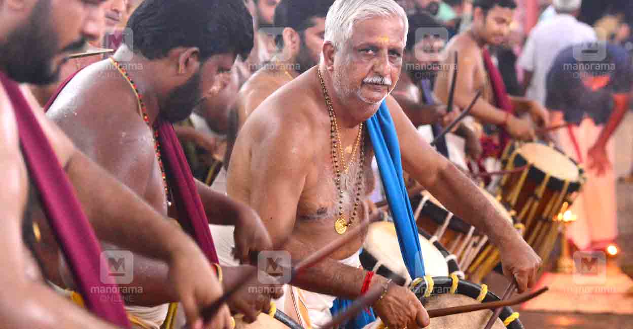 Peruvanam Kuttan Marar | File Photo: Manorama Peruvanam Kuttan Marar