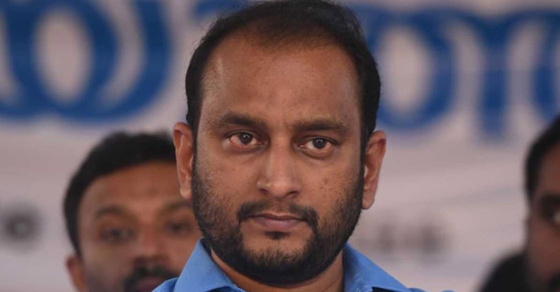 P K Firoz was arrested for the violence from Palayam here for the violence unleashed in the Secretariat march the outfit carried out on January 18. Photo : Manorama