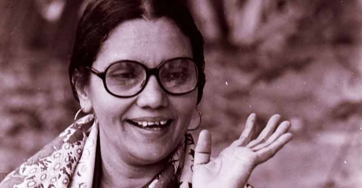 Late Kannada writer Sara Aboobacker. File photo: Special arrangement