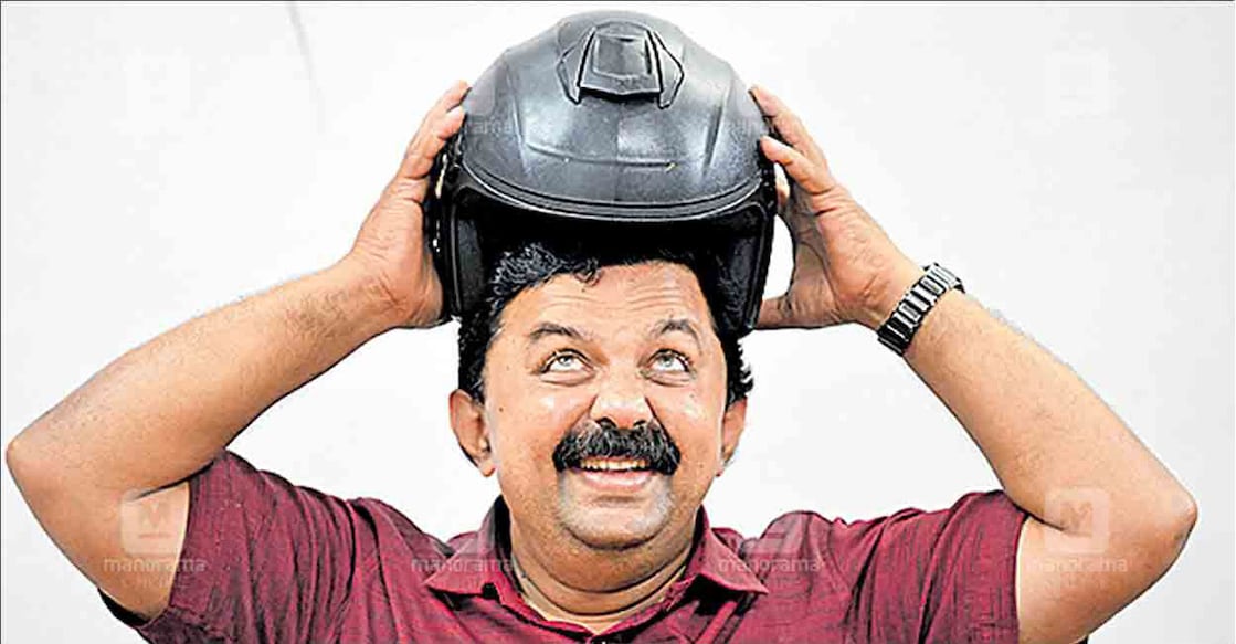 Vincent tried buying the biggest helmets available at the shops, removing the inner sponge and enlarging the size. But as even that proved to be troublesome, he has written to the helmet manufacturers and is awaiting their response. 