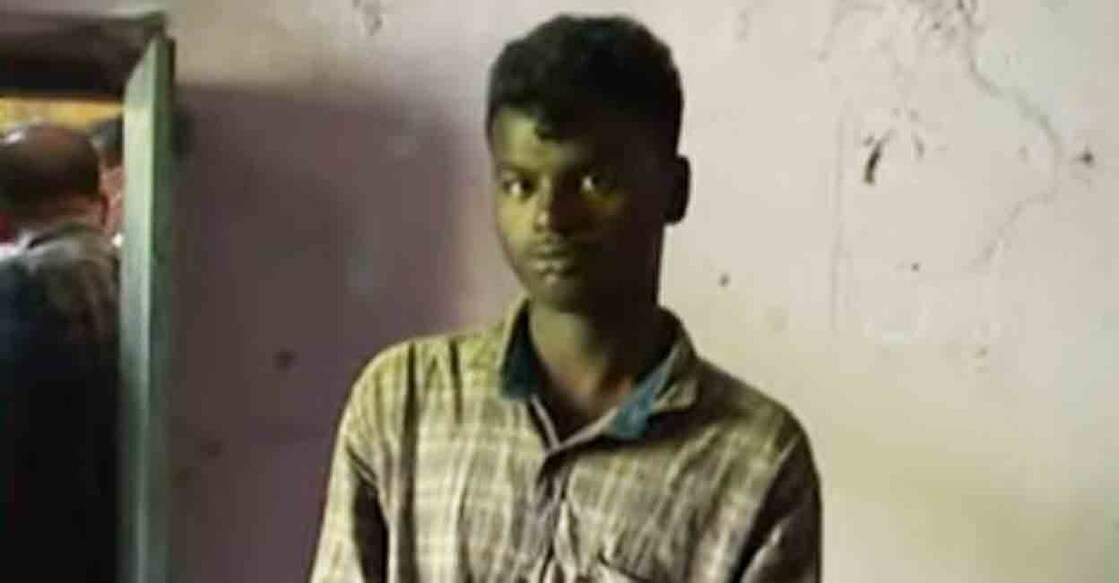 Nasu, a native of Lakshamveedu colony in Anchal, was taken into custody after the decomposed and naked body of a woman was found in a deserted railway building at Chemmamukku in Kollam. Photo: Manorama