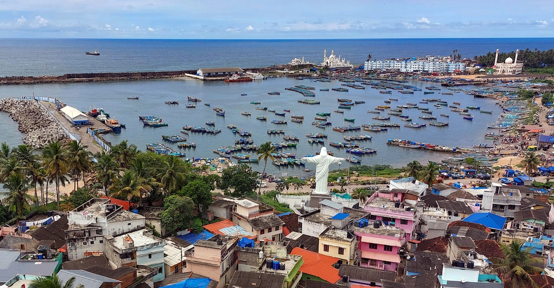 Fishing boats anchored at the Vizhinjam fishing harbour, in Thiruvananthapuram. Photo: PTI