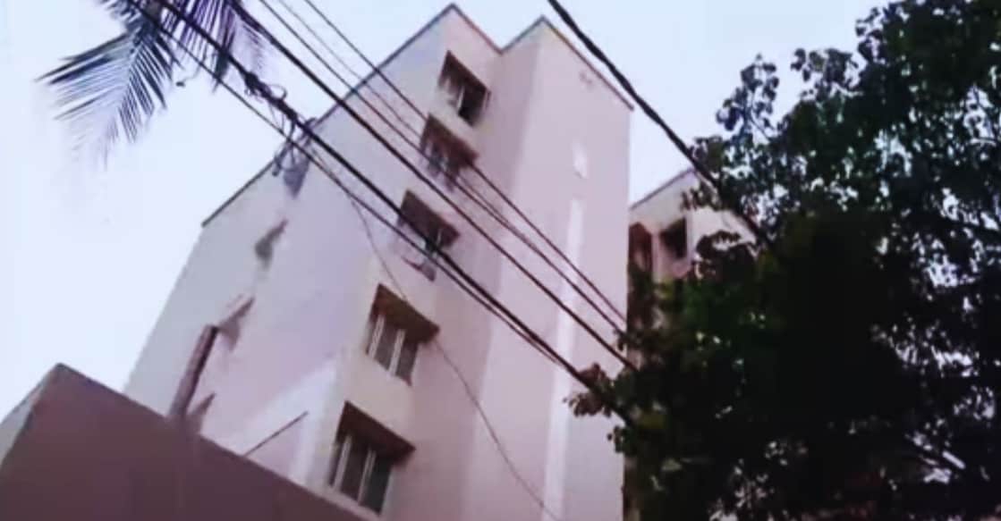 The Kalluthan Kadavu apartments. Screengrab/Manorama News