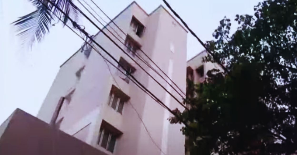 The Kalluthan Kadavu apartments. Screengrab/Manorama News