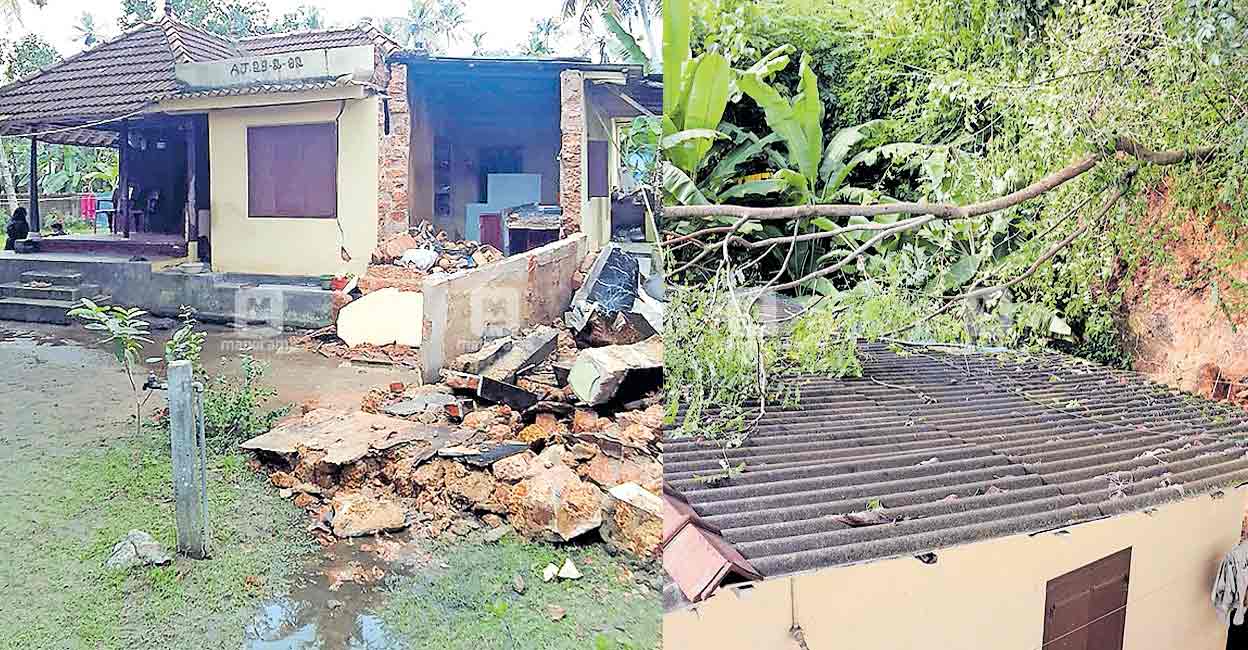 kollam-chavara-rain-problems-23 Rain wreaks havoc in Panmana and Chavara areas of Kollam. Photo: Manorama