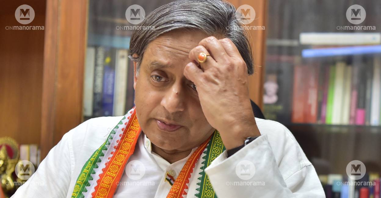 Shashi Tharoor was one among the 49 MPs suspended on Tuesday. File Photo: Manorama