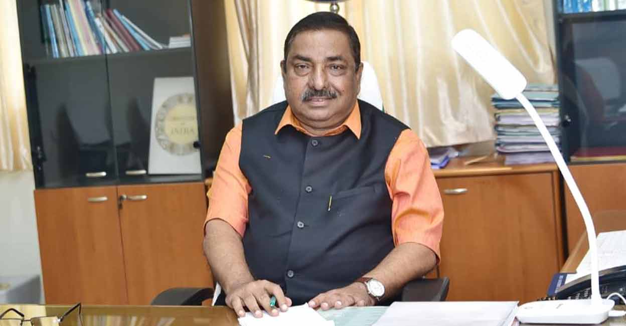  Central University of Kerala's Vice Chancellor Prof H Venkateshwarlu. Photo: Special arrengement