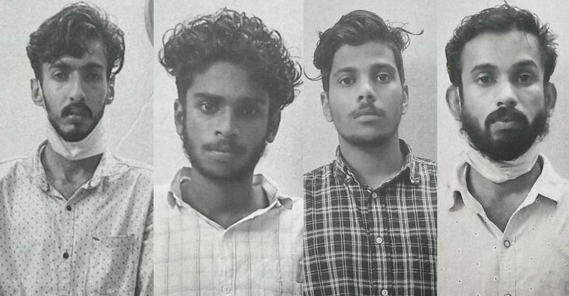 (From left) Sayooj, Rahul, Akshay, Shibu. Photo: Special Arrangement
