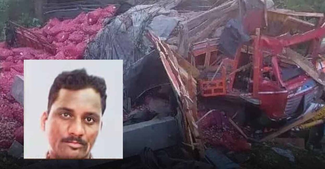nh-66-vattappara-accident Gopal Jadhav. Photo: Special arrangement