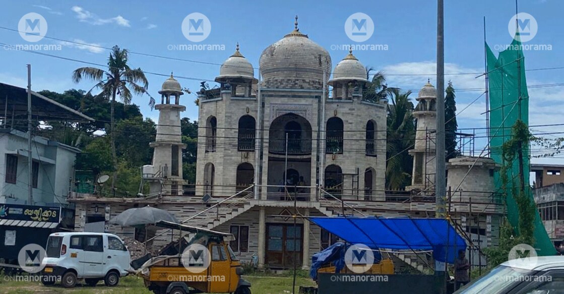 The 'Global Peace Palace' modelled on Taj Mahal at Thumboli in Alappuzha. Photo: Onmanorama