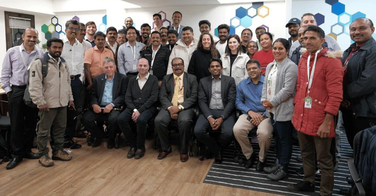 A Kerala delegation poses with Israeli officials during an official tour in February 2023. Photo: X/Embassy of India in Israel