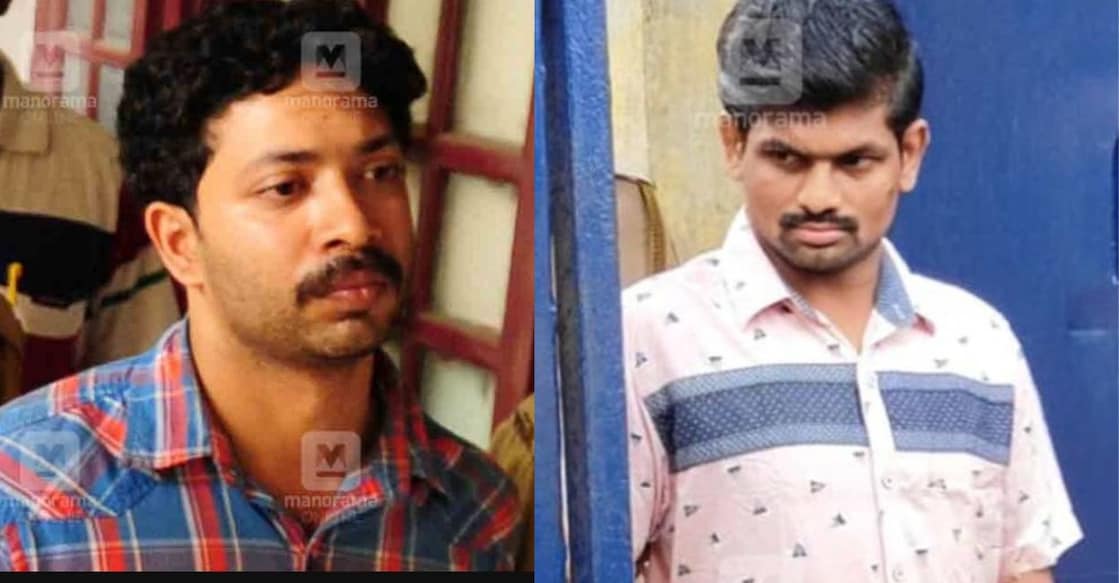 pazhayidom-murder-aluva-child-rape Pazhayidom murder case accused Arun Sasi; Aluva child rape accused Ashfaq Alam. Photo: Manorama