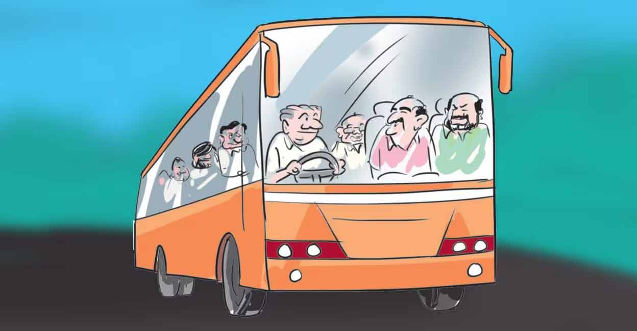 Nava Kerala Sadas bus. Illustration: Manorama