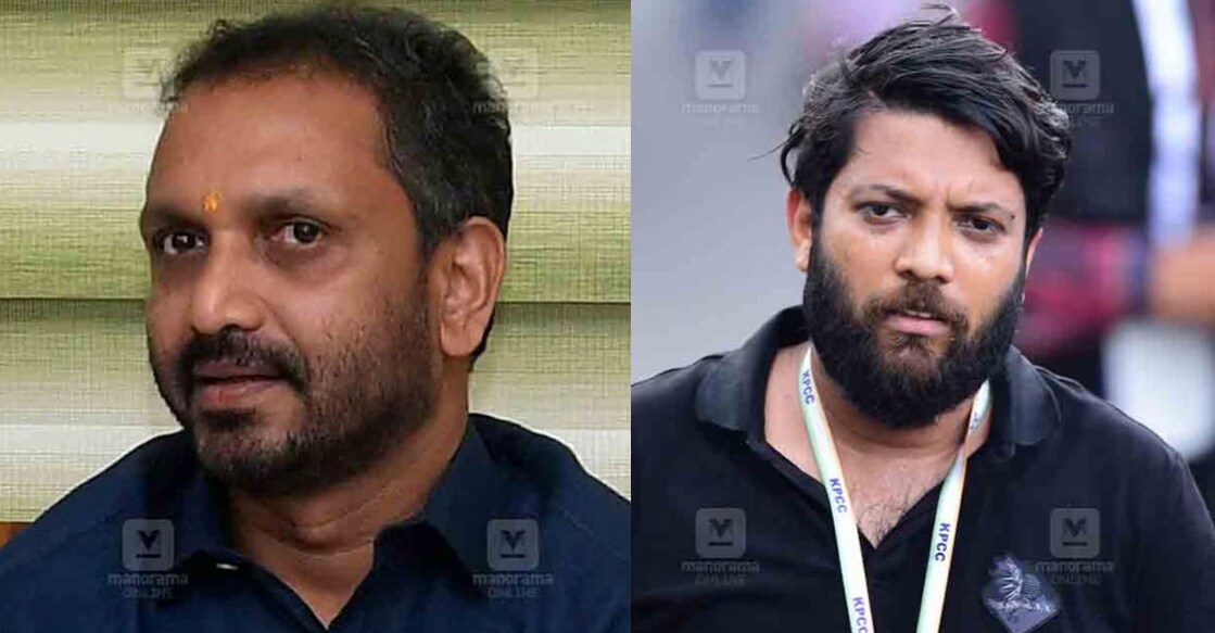 K Surendran, Shafi Parambil. Photo: Manorama