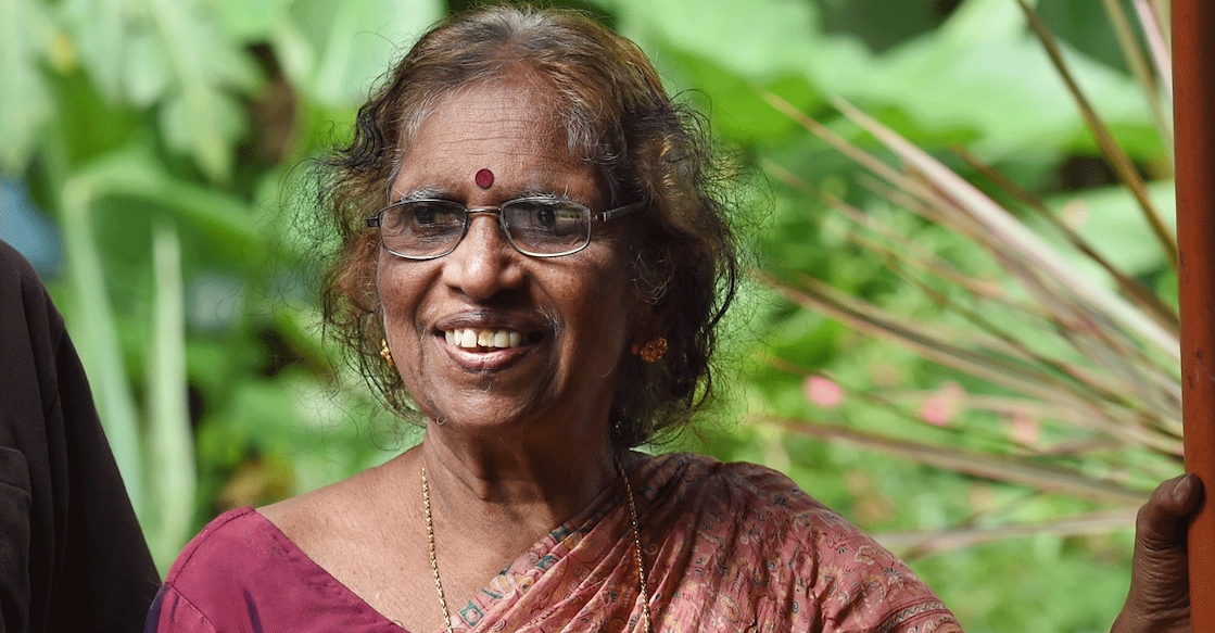 P Valsala. File photo: Manorama