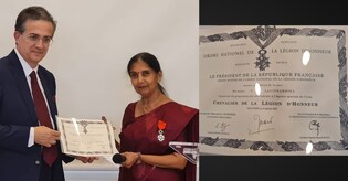 Malayali space scientist VR Lalithambika conferred France's highest civilian honour
