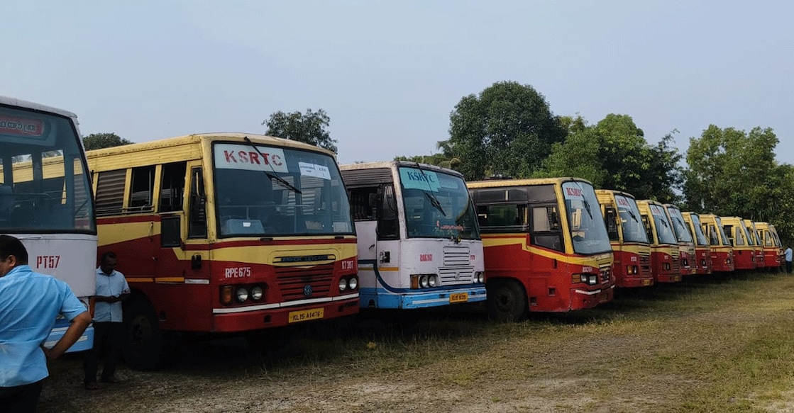 KSRTC launched 40 services to 'Kreupasanam' pilgrim centre in Alappuzha on October 28. Photo: Special arrangement