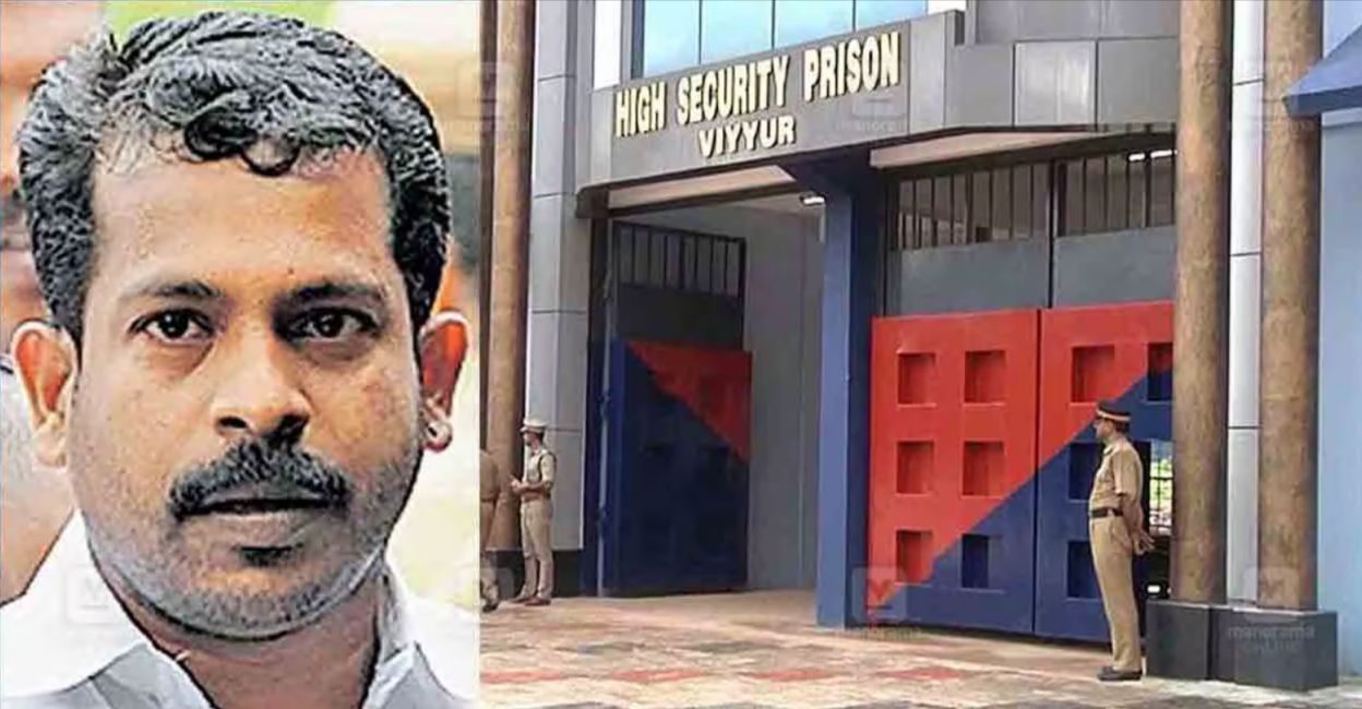 Kodi Suni, prime accused in the murder of TP Chandrasekharan; Viyyur High-Security Prison. Photo: Manorama