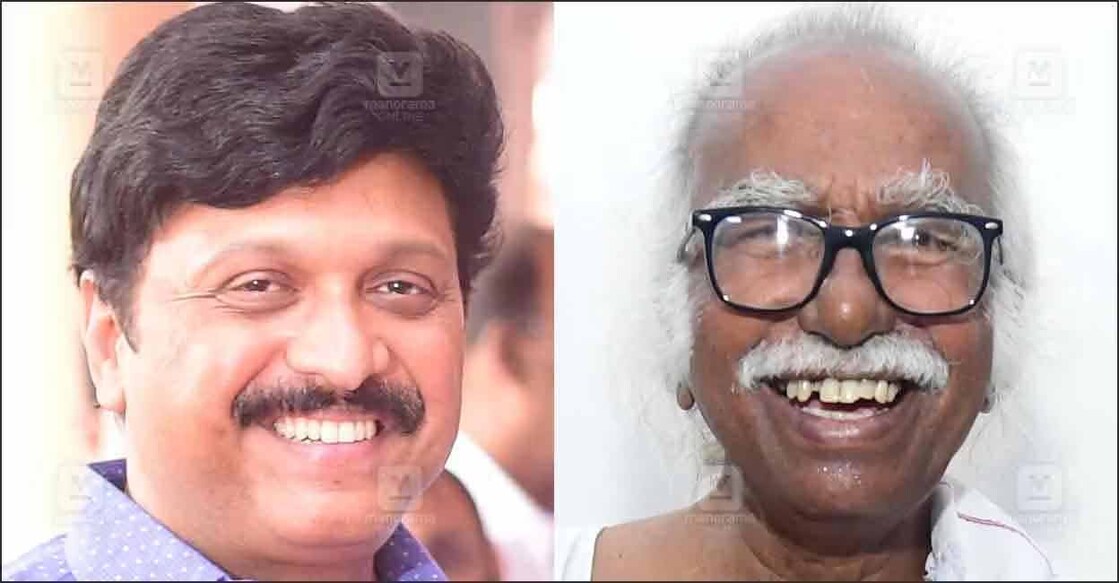 ganesh-kumar-kadannappalli Kerala Congress (B) leader K B Ganesh Kumar and Congress (S) leader Kadannappalli Ramachandran . Photo: Manorama