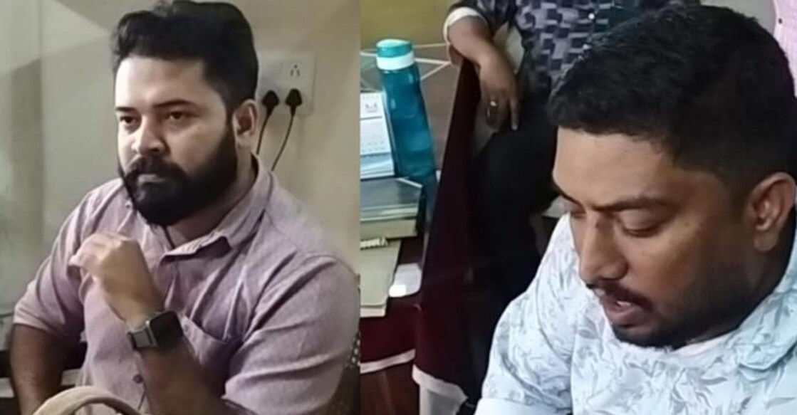 Accused Jafsal and Dhijilesh. Photo: Special arrangements