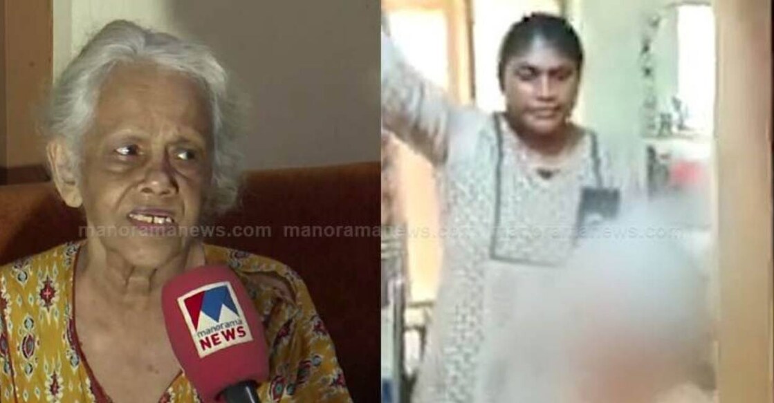 Eliyamma and Manjumol. Photo: Manorama News