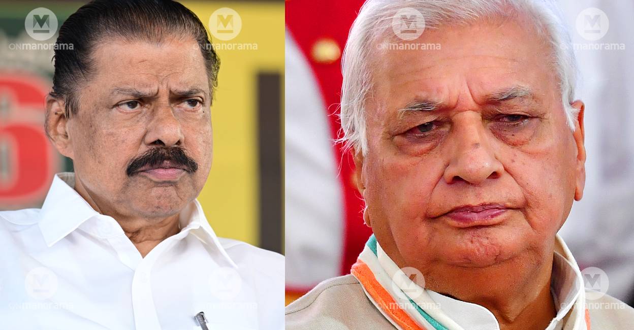 mv-govindan-governor-c M V Govindn and Arif Mohammed Khan. Photo: Manorama/ File