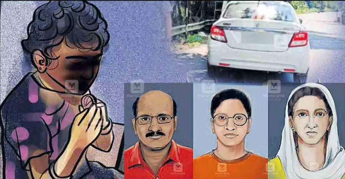 Police sketches of the accused in the Kollam child abduction case. Photo: Manorama