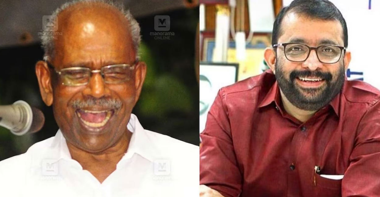 M M Mani, P Sreeramakrishnan. Photo: Manorama Online