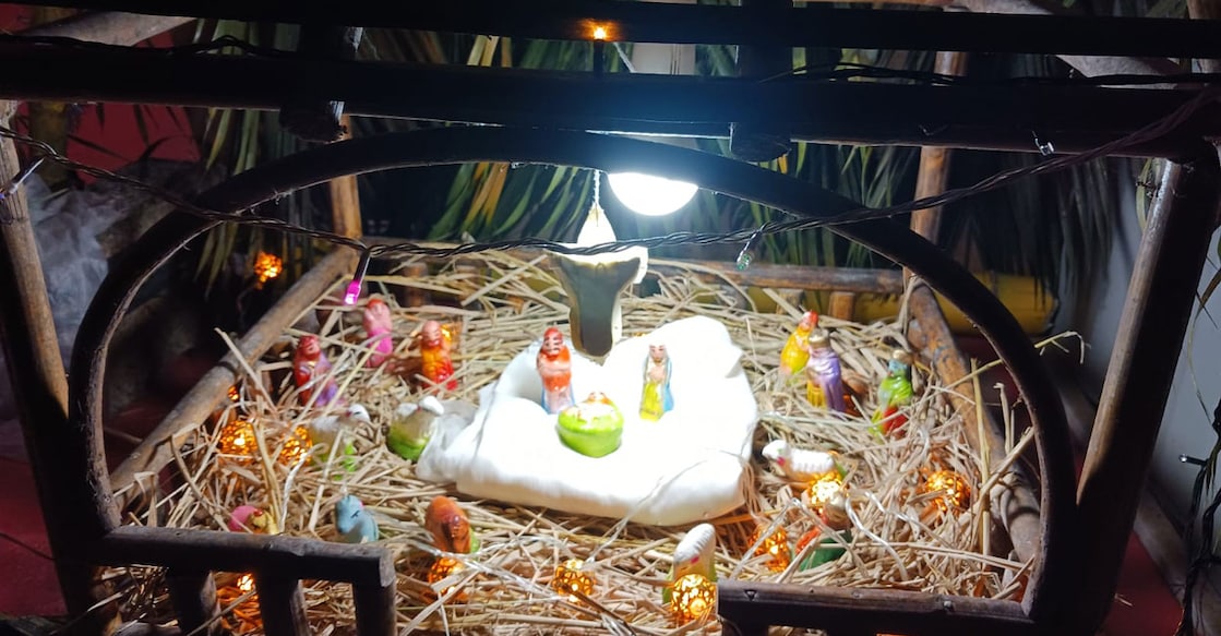 A Christmas crib at a house in Wayanad. Photo: Special arrangement
